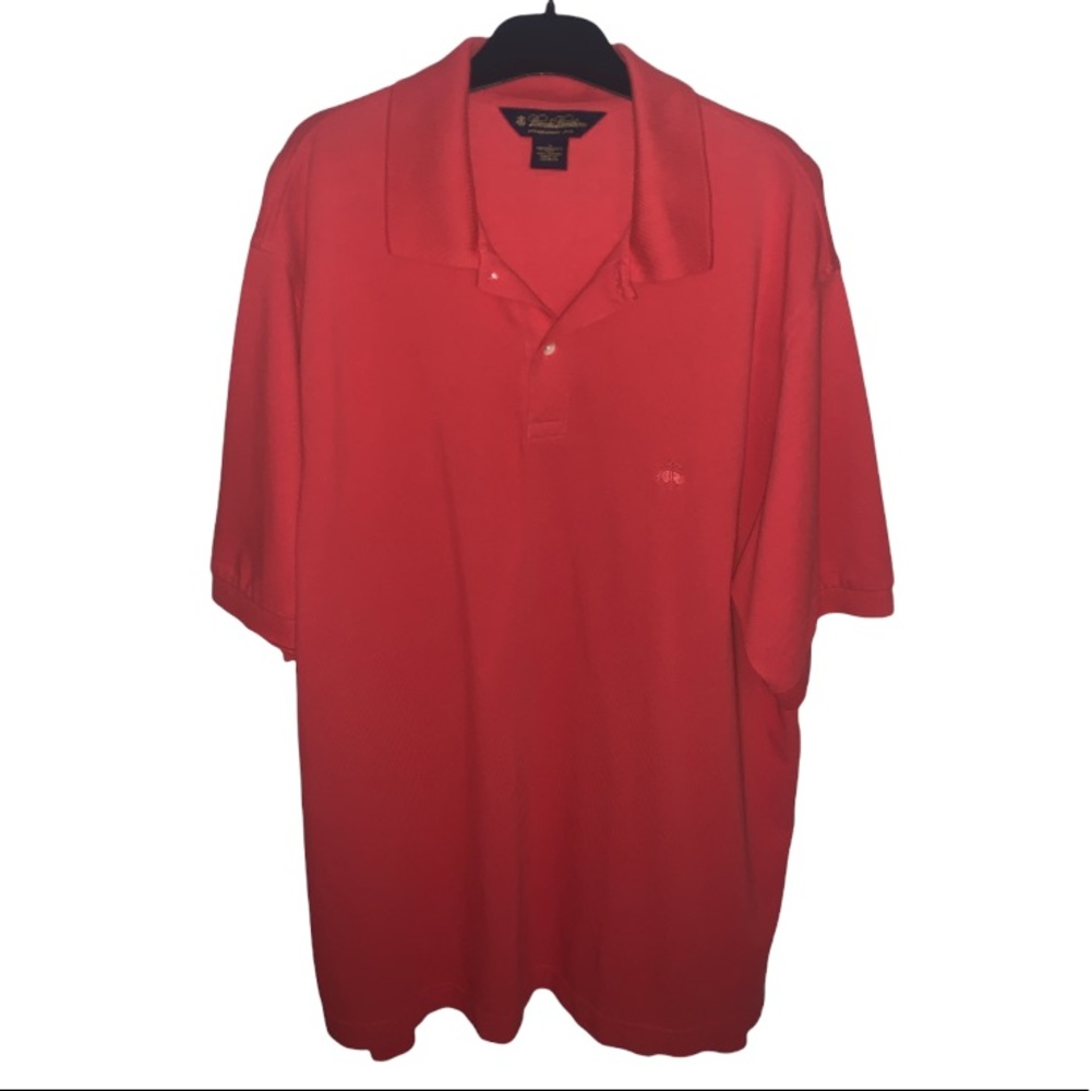 Brooks Brother Terracotta Performance Polo